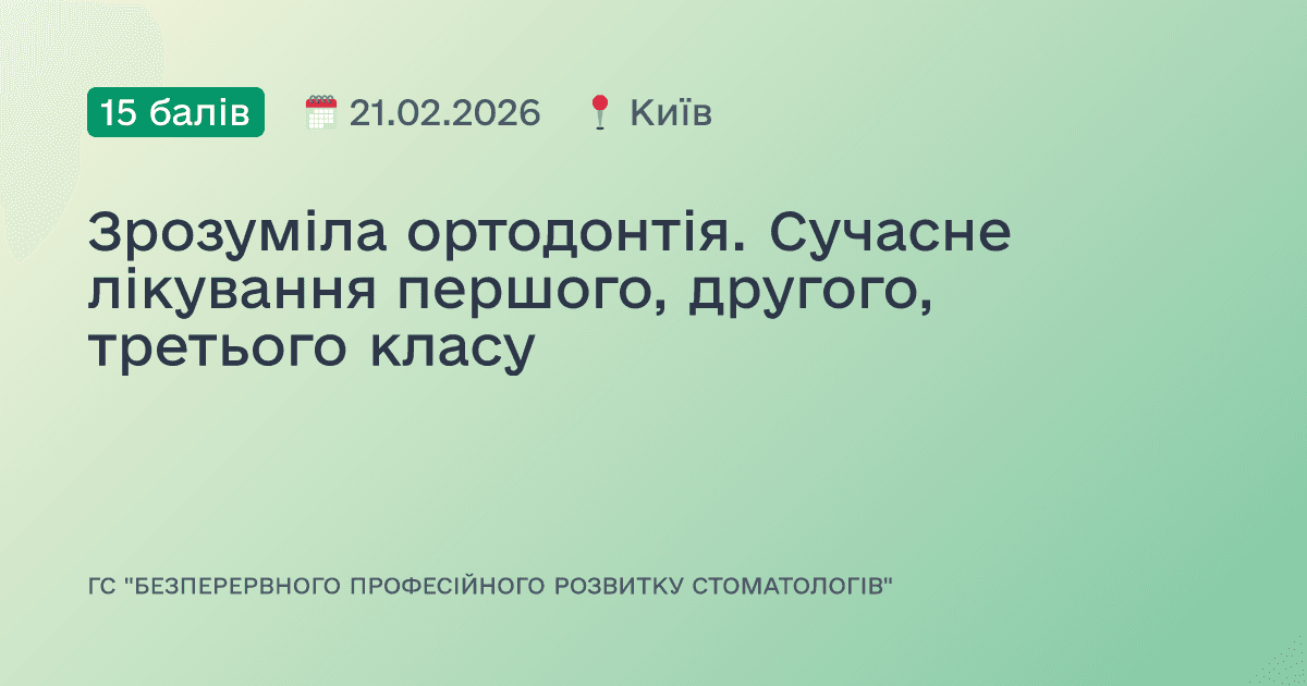 Зрозуміла ортодонтія. Сучасне лікування першого, другого, третього класу